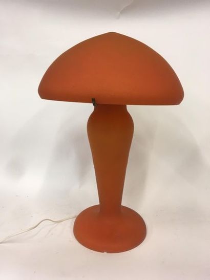 null Lampe champignon orange
H : 56 cm

