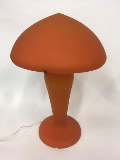 null Lampe champignon orange
H : 56 cm
