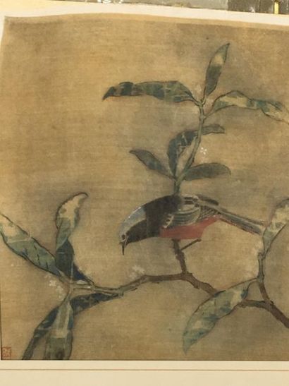 null Peinture sur soie
Oiseau
26 x 22 cm