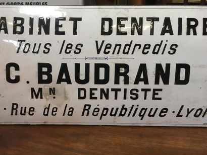 null Plaque émaillée cabinet dentaire à Lyon
30 x 65 cm