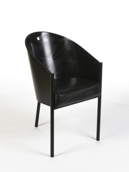 null Philippe STARCK (1949) & ALEPH
Suite de six chaises, modèle Costes, dessiné...