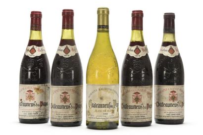 null 1 B CHÂTEAUNEUF DU PAPE Rouge (e.t.h; clm.s; c.s.) Domaine Chante Perdrix 1977
3...