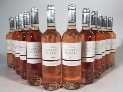 null 12 B IGP ÎLE DE BEAUTÉ Rosé Domaine Gaspa d'Oru 2017