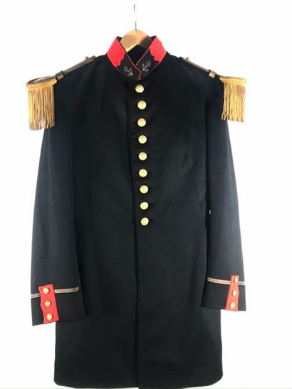 null Veste d'officier des troupes d'infanterie de marine avec épaulettes