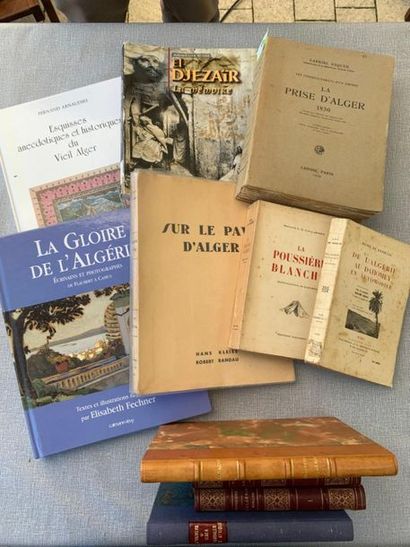 null [Algérie]. Un ensemble de 11 volumes XIXe/XXe.