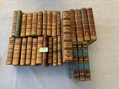 null Un ensemble de 28 volumes reliés. XVIIIe/XIXe.