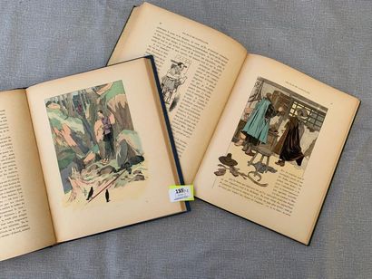 null Enfantina. 2 cartonnages illustrés par Morin : Don Quichotte, et Gil Blas
