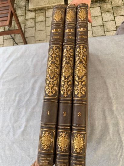 null Paris dans sa splendeur. 3 volumes in-folio, très belle reliure ne demi cuir...