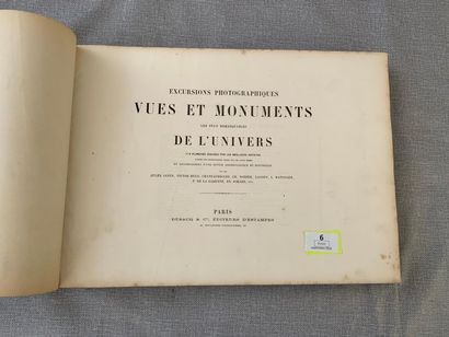 null Vues et monuments les plus remarquables de l'Univers. 1/2 volume. Nombreuses...