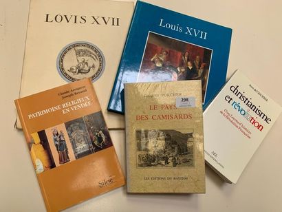 null Ensemble de 5 volumes d'histoire dont Louis XVII