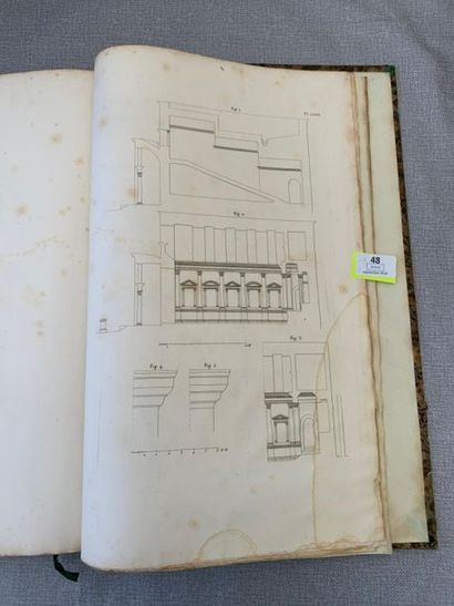 null Description des monuments antiques du midi de la France. 1 volume in-folio....
