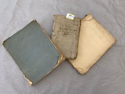 null [Franche-Comté] Un ensemble de 3 volumes brochés d'époque révolutionnaire, ou...