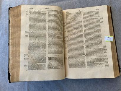 null Divii Tomae Aquinatis : Ordinis praedicatorum. 1 volume in-folio. Paris, 16...