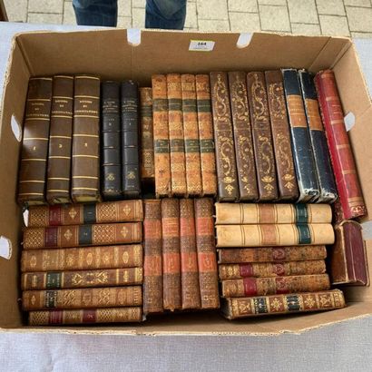 null Un ensemble de 34 volumes reliés XIXe.
