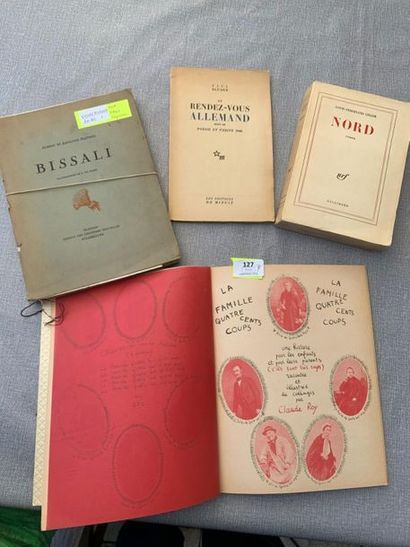 null Un ensemble de 4 volumes, dont, Céline : Nord, 1960, Paul Eluard, Au rendez-vous...