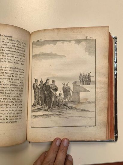 null Gérard de LAIRESSE : le grand livre des peintres. Deux volumes in-4 1787. Nombreuses...