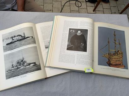 null Histoire de la marine (Illustration). 2 volumes in-folio. Cartonnage de l'éditeur....