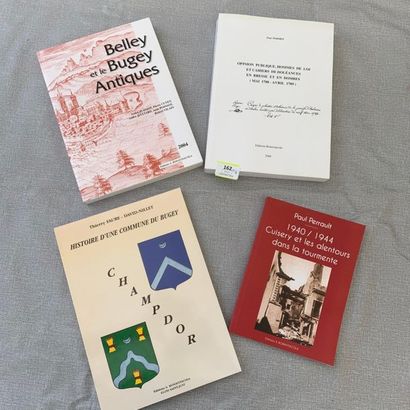 null [Bresse-Bugey] Un ensemble de 4 volumes modernes historiques. Etat neuf