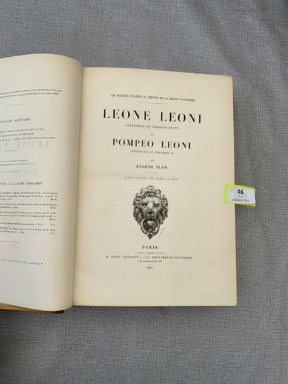 null Eugène Plon. Léoné Léonie. Sculpteur de Charles Quint et Pompéo Léoni, sculpteur...
