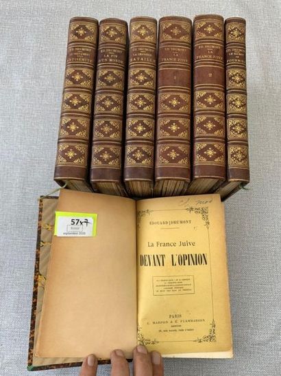 Edouard Drumont. Un ensemble de 7 volumes...