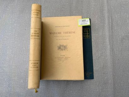null Erckmann-Chatrian. Madame Thérèse, illustré par Julian Damazy. 1 volume numéroté...
