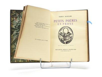 null BAUDELAIRE (Charles) : Petits Poèmes en Prose. Bois de Constant Le Breton. Paris,...