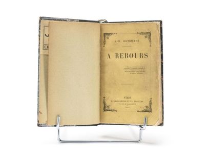 null HUYSMANS (Joris-Karl ) : A rebours. Paris, G. Charpentier & Cie, 1884. Un volume.

11...