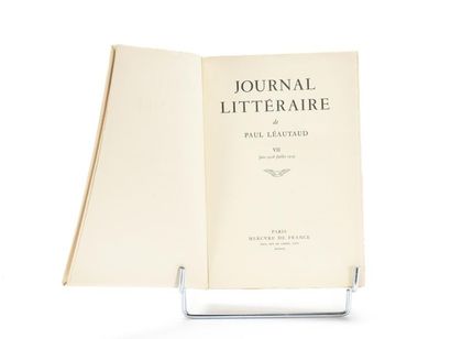 null LÉAUTAUD (Paul) : Journal littéraire. Paris, Mercure de France, 1954-1966. 19...