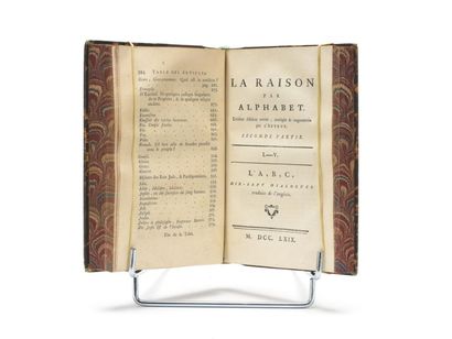 null [VOLTAIRE] : La Raison par alphabet. Sixième édition revuë, corrigée & augmentée...
