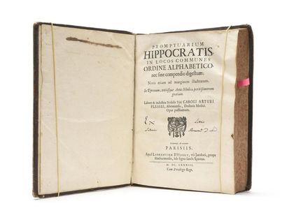 null HIPPOCRATE : Promptuarium Hippocratis in locos communes ordine alphabetico nec...