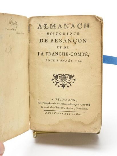 null Historical almanac of Besançon and Franche-Comté; for the year 1784. In Besançon,...