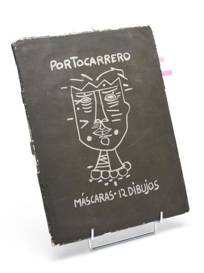 null PORTOCARRERO (René) : Màscaras 12 dibujos. La Havane, Alberto Ruiz de Villa,...