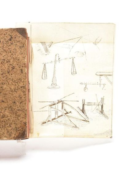 null Physica Generalis. One volume (circa 1750). 

 13 by 18 cm. 180 sheets (360...