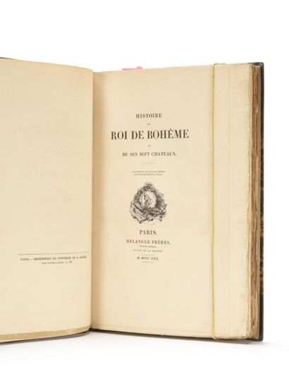 null NODIER (Charles): History of the King of Bohemia and his seven castles. Paris,...