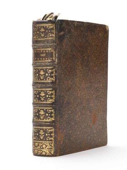 null [REVOLUTION] Dummy collection on the ASSEMBLY of NOTABLES of 1787. A volume...