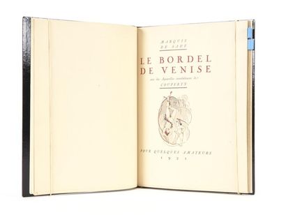 null SADE (Donatien Alphonse François, marquis de) : Le Bordel de Venise, avec des...