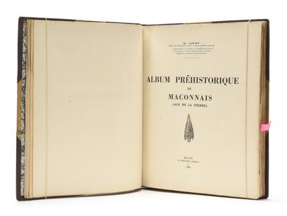 null LAFAY (Gilbert) : Album préhistorique du Mâconnais (Age de pierre). Mâcon, Renaudier...