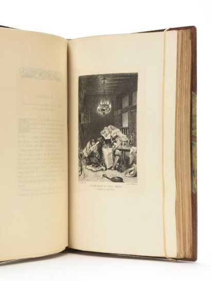 null LE SAGE (Alain-René): The lame devil. Etchings by Ad. LALAUZE. Paris, Librairie...