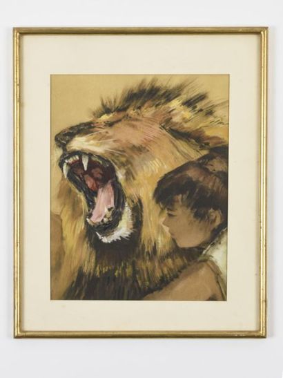 null KESSEL (Joseph): The Lion. Illustrated with nineteen pastels by Pierre LETELLIER....