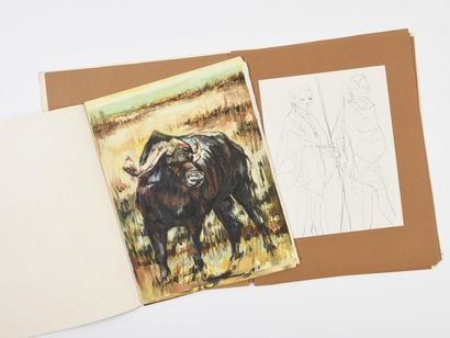 null KESSEL (Joseph): The Lion. Illustrated with nineteen pastels by Pierre LETELLIER....
