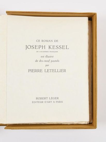 null KESSEL (Joseph) : Le Lion. Illustré de dix-neuf pastels de Pierre LETELLIER....