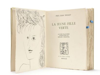 null TOULET (Paul-Jean) : La jeune fille Verte. Illustré de quatorze lithographies...