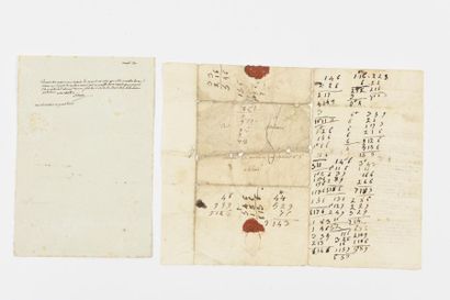 null [MANUSCRIT] LALANDE (Joseph-Jérôme Lefrançois de ) : Deux lettres manuscrites.

Lettre...
