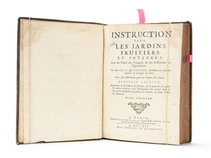 null QUINTINYE (Jean Baptiste de la): Instruction for fruit and vegetable gardens...