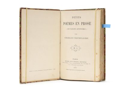 null BAUDELAIRE (Charles) : Petits Poëmes en prose [Le Spleen de Paris] Les Paradis...