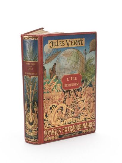 null VERNE (Jules) : L'île mystérieuse. J. Hetzel et Cie, Paris, s.d. (circa 1901)....