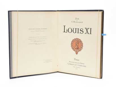 null MONTORGUEIL : Louis XI. Illustré par JOB. Paris,Combet & Cie, 1905. Un volume....