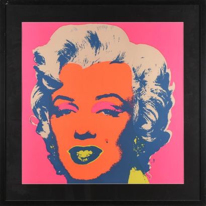 null D'après Andy Warhol (1928-1987)
Marylin
Sérigraphie 
Encadrée
95 x 95 cm
Edition:...