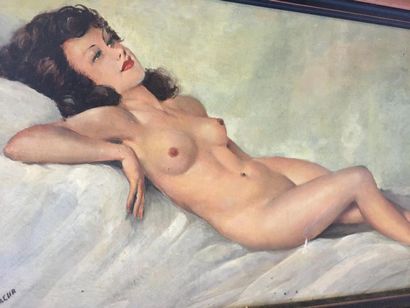 null LEMPEREUR
Nu feminin
huile sur toile
40 x 80 cm