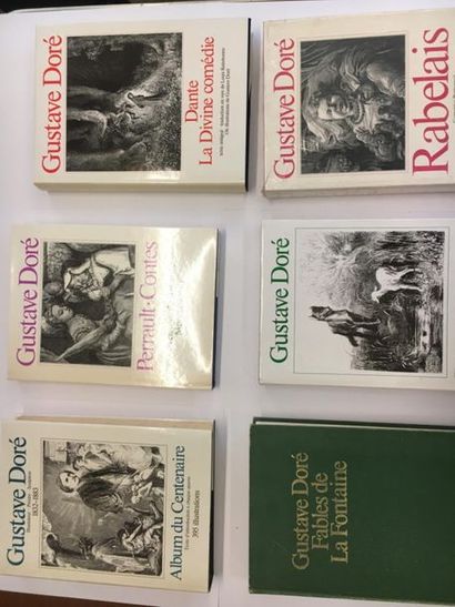null Lot composé de 6 ouvrages aux éditions SACELP : Dante, Rabelais, Album du Centenaire,...